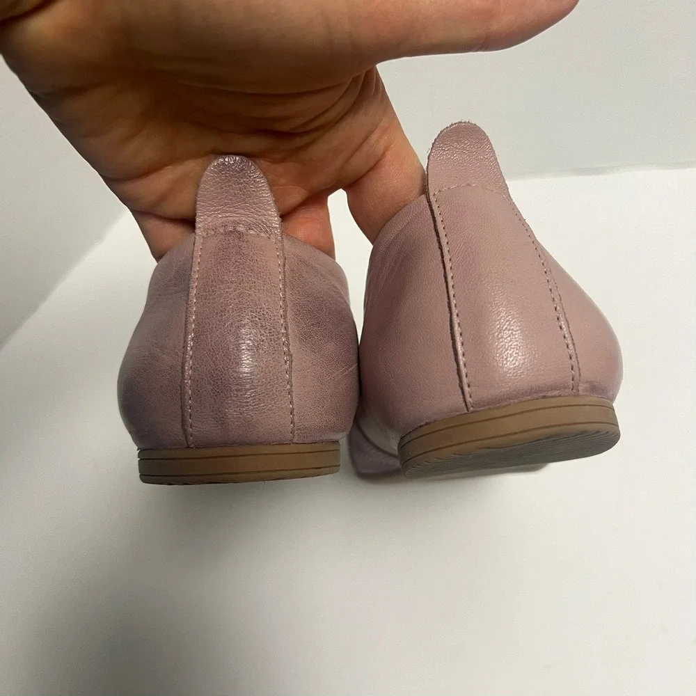 Bueno Katy Ballet Flats Womens‎ 42 EU Us 11 Rose Pink Leather Slip On Feminine